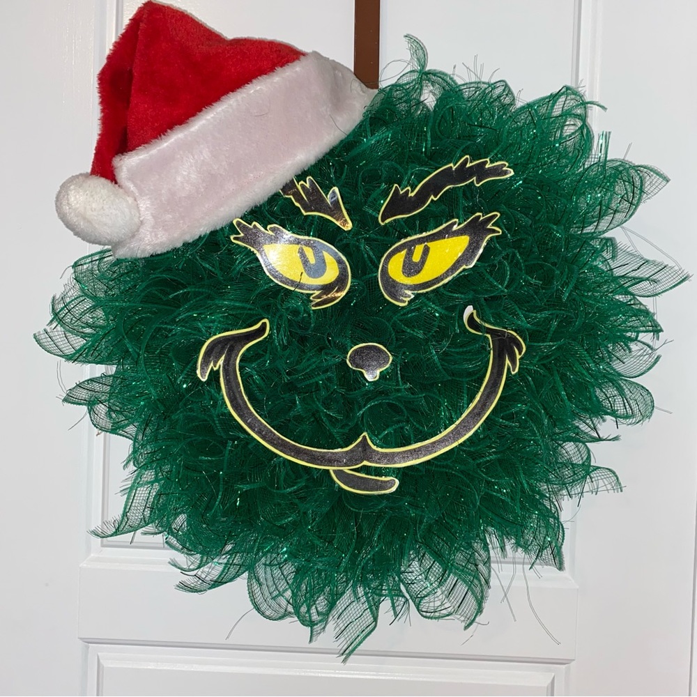 Grinch Christmas wreath